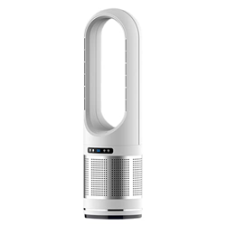 Ventilador de Refrigeración y Calefacción de Torre Sin Aspas, Calentador de Espacio de 2000W con Pantalla Led de Temporizador de 8 Horas Oscilante de  en oferta