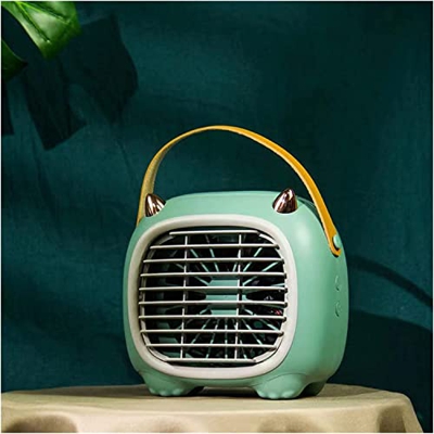 Mini USB Ventilador portátil del enfriador de aire Aire acondicionado de mesa Ventilador de enfriamiento de aire de escritorio Purificador humidificad
