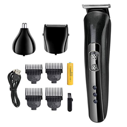 FMOPQ Hair Clippers Multifunctional Hair Trimmer Rechargeable Electric Nose Hair Clipper Electric Razor Beard Shaver Haircut en oferta