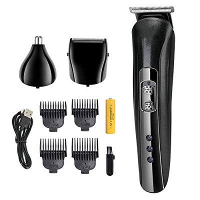 FMOPQ Hair Clippers Multifunctional Hair Trimmer Rechargeable Electric Nose Hair Clipper Electric Razor Beard Shaver Haircut