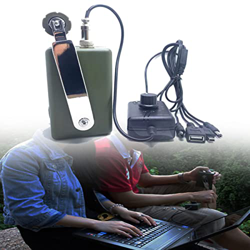 DOZIRA Generador de manivela de Emergencia Militar para Exteriores, 30 W/28 V, Manual, portátil, dínamo, Voltaje de CC, Cargador de teléfono, para Cam precio