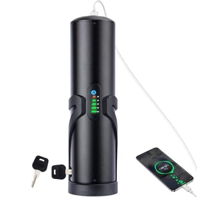 HJGHY 36V 7.5Ah 9Ah Ebike Batería de Iones de Litio con Puerto USB/Bloqueo Seguro/Luz indicadora Paquete de batería de Bicicleta eléctrica para 100W 2