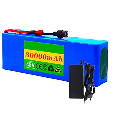 Batería de Bicicleta Eléctrica 18650 3S3P Li-Ion Batería E-Bike Recargable con 54.6V 2A Cargador Y BMS para Scooter eléctrico ebike Power Battery 48V 