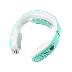 JOUSE Ventilador de Cuello de Aire Acondicionado PortáTil, Acondicionador de Aire de Enfriador de Cuello de Semiconductor Usable, para Viajes, Hogar,  en oferta