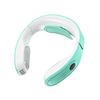 JOUSE Ventilador de Cuello de Aire Acondicionado PortáTil, Acondicionador de Aire de Enfriador de Cuello de Semiconductor Usable, para Viajes, Hogar, 