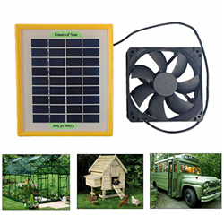 Ventilador con energía Solar Mini Ventilador 5W 12V Ventilador de Escape con Panel Solar, Ventilador con Ventilador con energía Solar para cría al Air precio