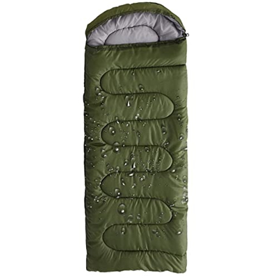 Sakamura Saco de dormir de invierno – Saco de dormir para clima frío – Saco de dormir para acampar, senderismo, viajes al aire libre, caza con bolso
