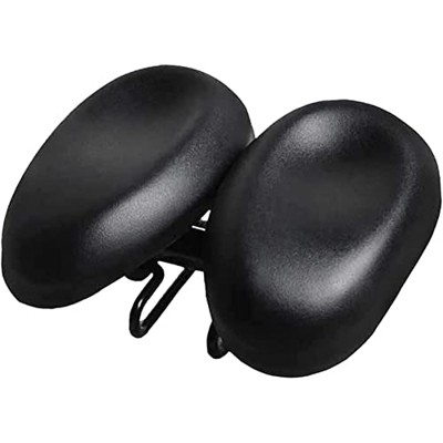 NUMBER Nuevo Asiento de Bicicleta Sin Nariz, CóModo Asiento de Bicicleta para Hombres y Mujeres, CojíN ErgonóMico Suave de Doble Almohadilla para Sill