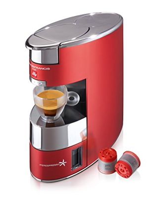illycaffè 60178 Máquina de café, 230 W, Aluminio, Rojo