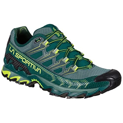 LA SPORTIVA Ultra Raptor II, Zapatillas de Mountain Running Hombre, Jungle/Neon, 44.5 EU