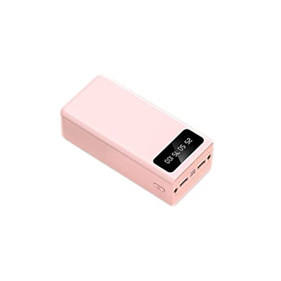 JJJ Banco de energía autónomo de Gran Capacidad, Fuente de alimentación móvil Creativa portátil de 30000 MAh (Color : Pink, Size : 20000mAh)