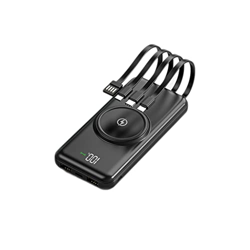 La emergencia de gran capacidad viene con un banco de energía de cuatro cables 20,000 MAh Teléfono móvil de gran capacidad Fuente de alimentación móvi en oferta