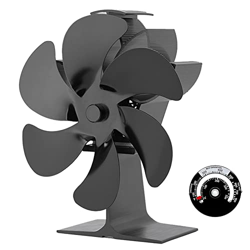 TRACUNA Ventilador de Estufa de 6 Aspas No Requiere Fuente de AlimentacióN Silencio AutomáTico Ahorro de EnergíA Ventilador EcolóGico CirculacióN de A en oferta