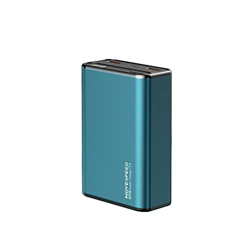 JJJ Notebook Power Bank 26800 MAh 65WPD Carga rápida bidireccional Computadora de Alta Potencia Banco de energía móvil (Color : Green) características