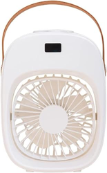 Ventilador enfriador de aire Mini humidificador de aire acondicionado de escritorio con luz cálida Ventilador de enfriamiento de agua USB Purificador  en oferta