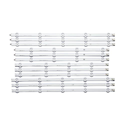 CARZE Kit 12 PCS LED Falta de retroiluminación Adecuada for LG 47LN 47LA620S 47LN5400 6916L-1174A 6916L-1175A 6916L-1176A 6916L-1177A Tiras de luz de  en oferta