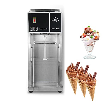 Máquina Comercial para Hacer Helados, batidora mezcladora de Bebidas frías de Acero Inoxidable, Hace Helados, sorbetes, Yogur Helado, 500 W, Ahorro de