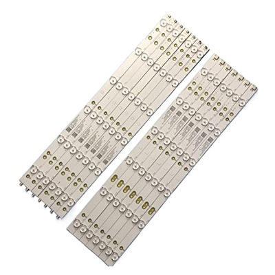 CARZE LED Lámpara de retroiluminación 12 Fit for Philips 49"4 9PUS6501 LB-PF3030-GJD2P6C490712-L-D R B 49AEL2-L KD-49X6000D 49PUH6101 49PUS7272 Tiras
