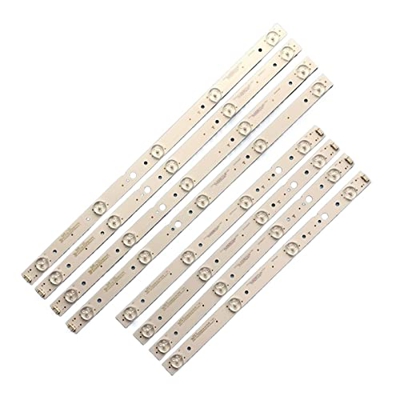 CARZE LED Tira de retroiluminación 4/5 lámpara Apta for LG 43"TV CRH-A4330300104L6CN Rev1.0 CRH-A4330300105R6CN Rev1.0 LED 43UG620V 43UJ620V Tiras de
