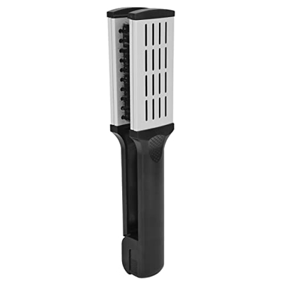 Plancha de pelo con peine, peine alisador transpirable de doble cara para peluquería