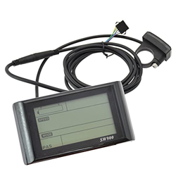 KVSERT SW900 Ebike pantalla LCD 24V/36V/48V52V/60V E-Bike LCD medidor de pantalla para bicicleta eléctrica Accesorios Ebike características