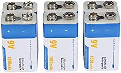 9v 1000mah Lithium-ionbatterij, Oplaadbare Micro-USB-batterijen Voor Microfoonafstandsbediening Gebruik 8 Stuks,8st precio