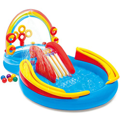 Centro de Juegos de Agua Inflable Verano Juguete de Regalo al Aire Libre para niños toodlers Perros Piscina Inflable para niños de 2 a 6 años,Green-2. características