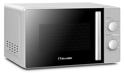 Inventor Microondas MWO-20LS de 700W, 20 Litros de Capacidad, 6 Programaciones y Modo Descongelación, Temporizador de 35´, Color Plata características