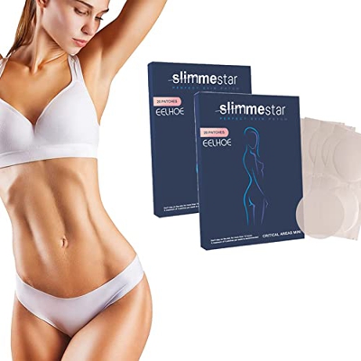 Parches para Adelgazar,Slimmestar Parches Adelgazantes,Parches Slimmestar (2 Cajas-40 Piezas)