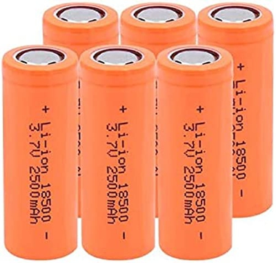 3.7v 2500mah 18500 Li-ionbatterij, Duurzaam Voor Power Bank Power Reserve Kleine Apparaten Power Tool 10 Stuks,6 Stuks