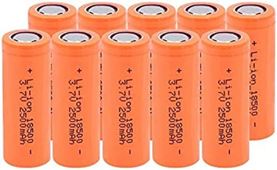 3.7v 2500mah 18500 Li-ionbatterij, Duurzaam Voor Power Bank Power Reserve Kleine Apparaten Power Tool 10 Stuks,10 Stuks