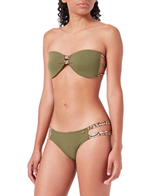 Arena Negra Cobra Conjuntos de Bikini, Multicolor (Estampado Serpiente 182), 36 (Tamaño del Fabricante:S) para Mujer