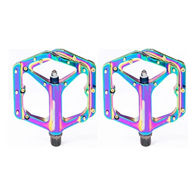 lmoikesz Paquete de 2 pedales para bicicleta, accesorios para ciclismo, plataforma, reparación de pedales