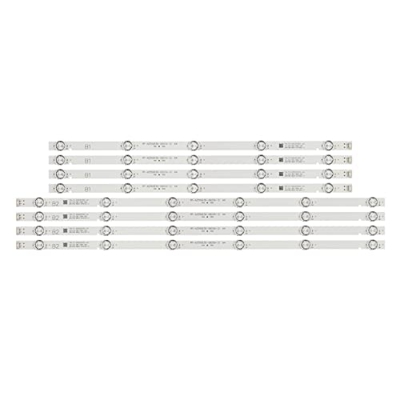 CARZE 8pcs / Set LED Falta de retroiluminación Ajuste for Philco PTV55U21 LG 55UJ6300 55UJ6000 55UJ6200 55UJ620V 55LJ620V RF-AZ550E30-0601B-12 0501A A