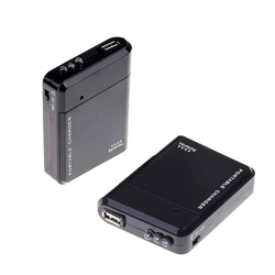 4 pilas AA USB castables de piel castable para teléfono celular celular de emergencia MP3 MP4 paquete USB interfaz características