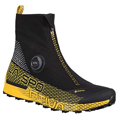 LA SPORTIVA Cyklon Cross GTX, Zapatillas de Trail Running Hombre, Black/Yellow, 44 EU