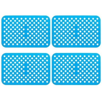 Air Fryer Liners Accesorios de Silicona Reutilizable Rectangular Antiadherente Silicona Air Fryer Pads Material de Silicona 3 Colores Air Fryer Mats R