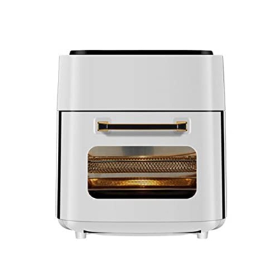 WOFDALY Freidora Sin Aceite, Freidora Aire Caliente, Pantalla LED Táctil, Cesta Antiadherente, Temporizador,Blanco