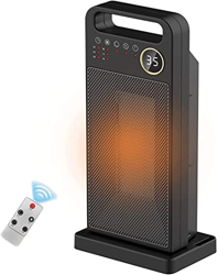 MIJIE Fläktvärmare 2000W Med LED-pekskärm Och Fjärrkontroll Justerbar PTC Keramisk Värmare Elvärmare Energisparande características