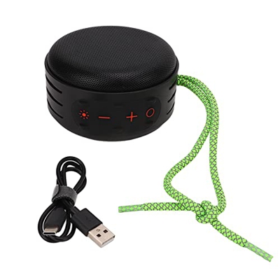 KIMISS Altavoz Bluetooth Portátil con Luces, Altavoz Bluetooth RGB IP65 Impermeable 3D Sonido Envolvente Altavoz Inalámbrico Portátil con Luces LED de