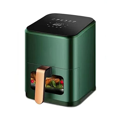 WOFDALY Freidora Sin Aceite, Air Fryer con Pantalla LED Táctil, Tiempo Y Temperatura Regulable,Fácil De Usar Y De Limpiar,Freidora Aire Caliente con C