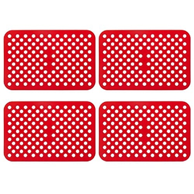 Freidora de aire reutilizables forros rectangulares para freidora de aire accesorios de silicona 3 colores elegir para freidoras de aire utilizar almo