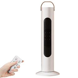 2000w Calentador eléctrico Ventilador de 3 velocidades Calentador de sobremesa Tiene 1-7h Timer Ventilador de Torre con Mando a Distancia, para Oficin en oferta