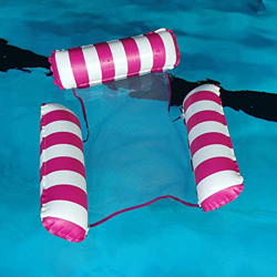 Karkar Colchón de aire para piscina para adultos – Colchón de aire de red – Piscina juguete hamaca de agua 4 en 1 para colchones, sillón, colchón de n en oferta