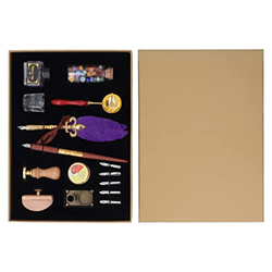 Pluma estilográfica juego pluma estilográfica suave reemplazable para regalo de cumpleaños (púrpura) características