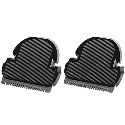 Jojomino 2X Cabezal de Peluquería con Cortador de Pelo Adecuado para Philips QC5130 QC5115 QC5120 QC5125 5135, Negro