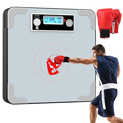 Adultos Adolescentes Reacción De Boxeo Almohadilla De Entrenamiento,con Guantes De Boxeo,Chip Inteligente De La Pared De La Máquina De Boxeo Almohadil