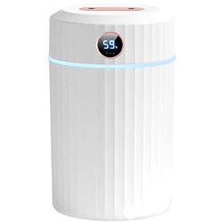 Lochimu Mini Humidifiers 2L Ultrasonic Cool Mist Humidifiers Portable Humidifier with 2 Spray Nozzles 7-Color LED Light and Real-time Humidity Display características