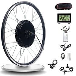 Kit De ConversióN De Bicicleta EléCtrica 20/24/26/27.5/28/29/700C Pulgadas Para El Kit Motor Bicicleta Electrica Kit,De ConversióN De Bicicleta EléCtr en oferta