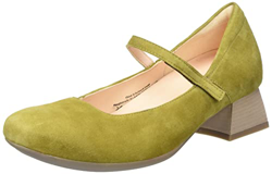 Think! Delicia_3-000514 Nachhaltige Wechselfußbett Riemchen, Tacones de Punta Cerrada Mujer, 7000 Pistacho, 36 EU en oferta